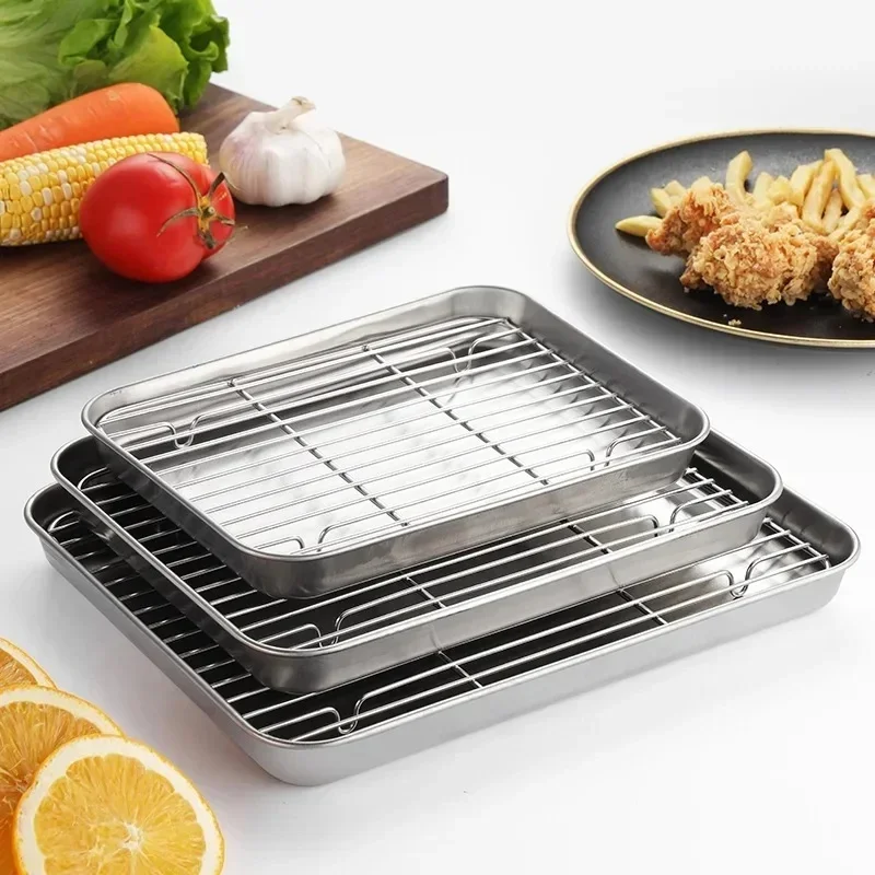 Kitchen Baking Rack - Baki Loyang Baja Tahan Karat dengan