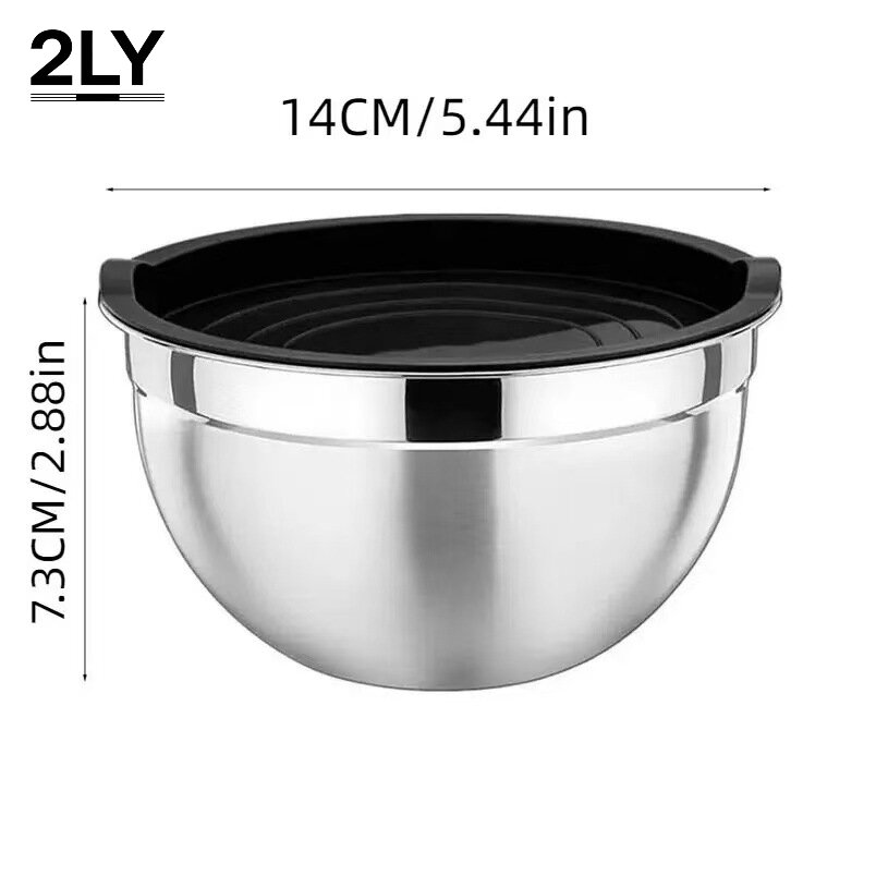 Baking Kitchen Set - Set Mangkuk Pencampur Stainless Steel Tebal