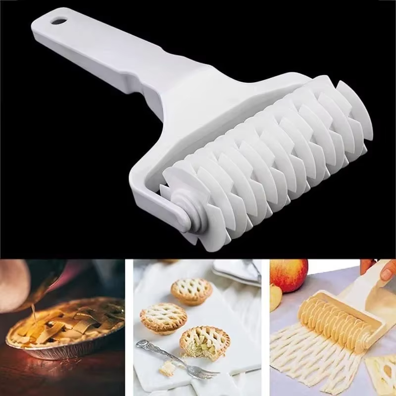 Kitchen Roller Baking - Alat Pemotong Roti Pizza Plastik, Pisau