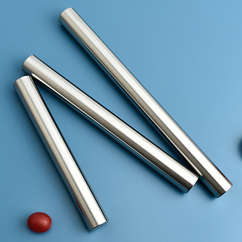 Kitchen Roller Baking - Penggulung adonan Stainless Steel, 20/25/30cm Stainless
