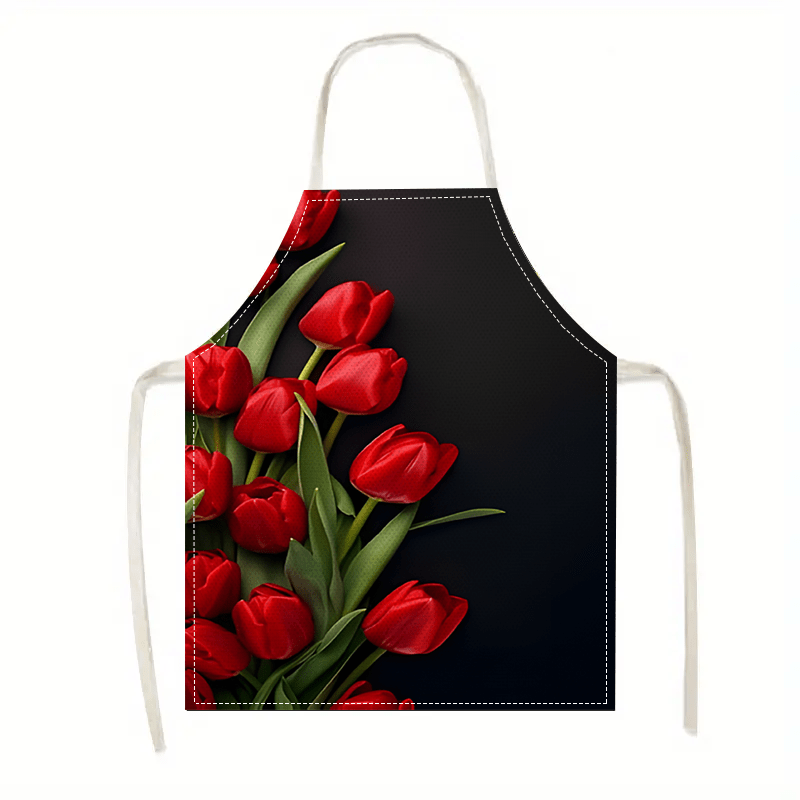 Kitchen Baking Background - 1 Buah Celemek Linen Latar Belakang