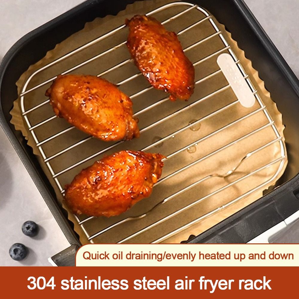 Kitchen Baking Rack - Rak Masak Bulat Persegi dengan Kaki,