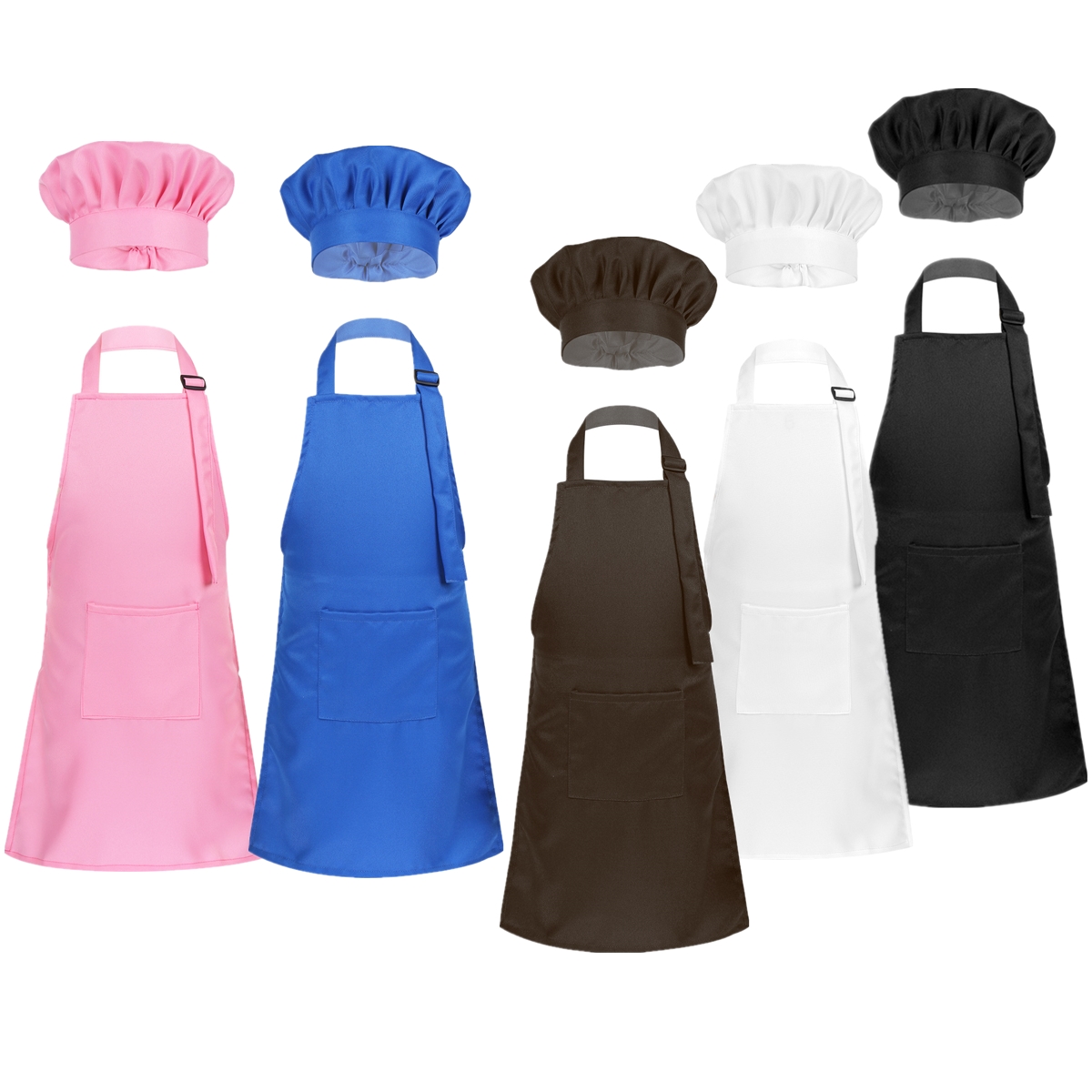 Kitchen Kids Baking Set - Unisex Chirdren Celemek Adjustable Celemek dan