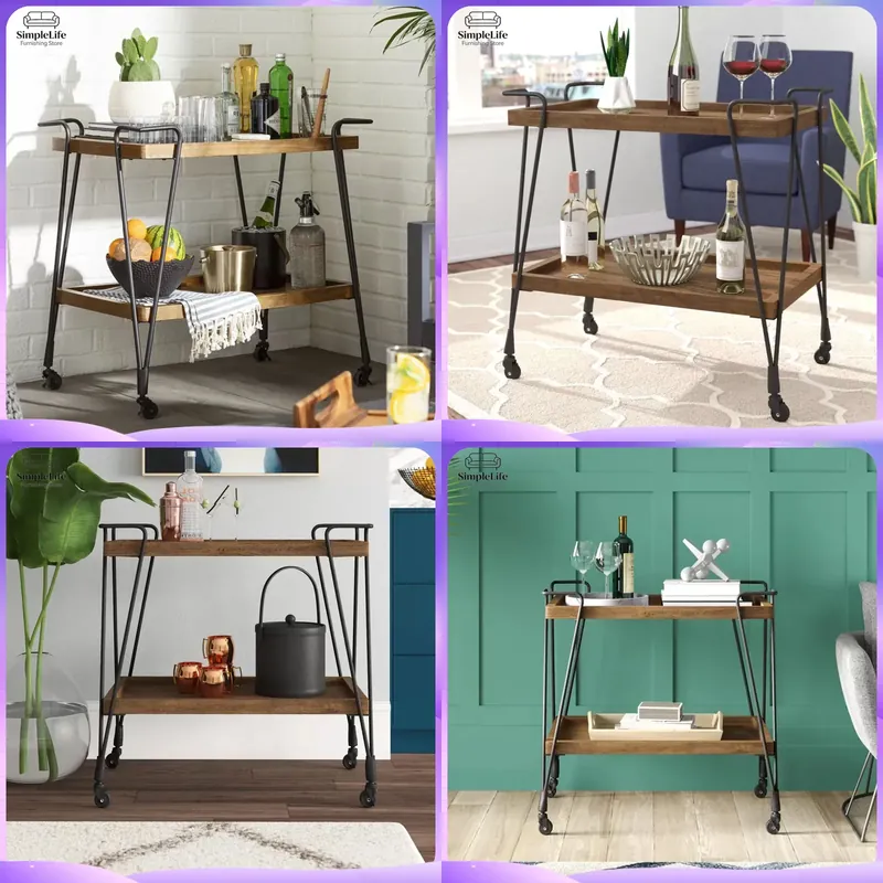 Kitchen Baking Cart - Troli Dapur Beroda, Kereta Dorong untuk