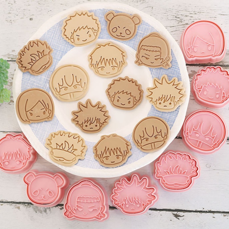 8 Buah Pemotong Kue Jujitsu Ka - Kitchen Kids Baking Set ulasan dan harga