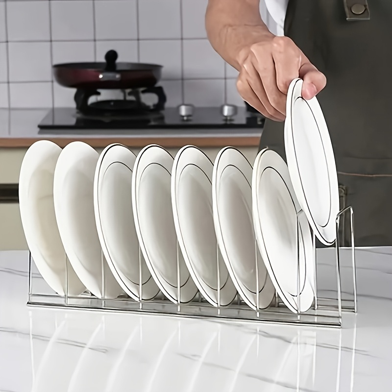 1 Buah Rak Piring Dapur Baja T - Kitchen Uncle ulasan dan harga