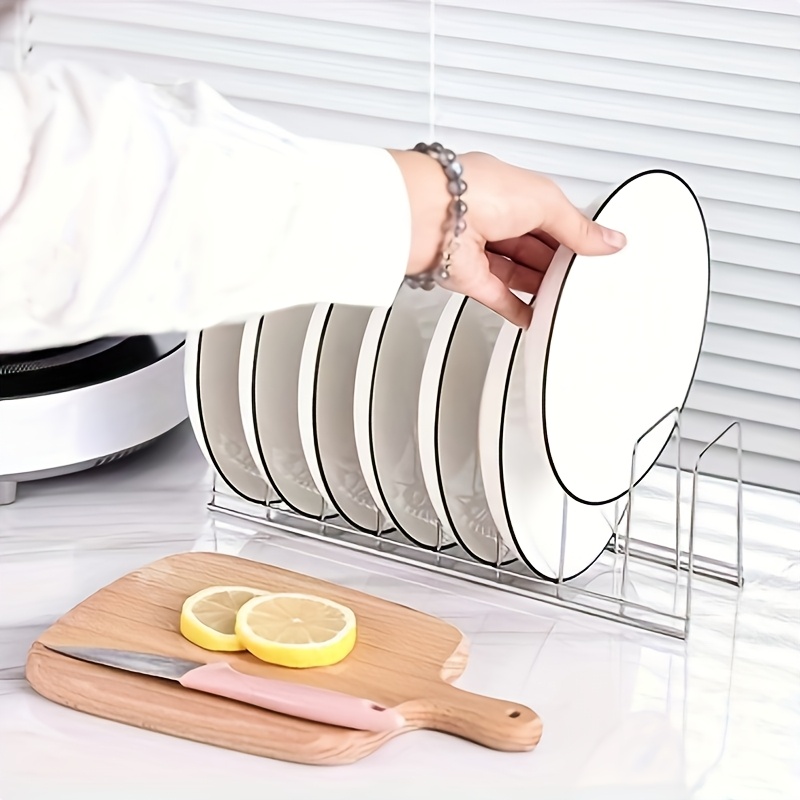1 Buah Rak Piring Dapur Baja T - Kitchen Uncle ulasan dan harga