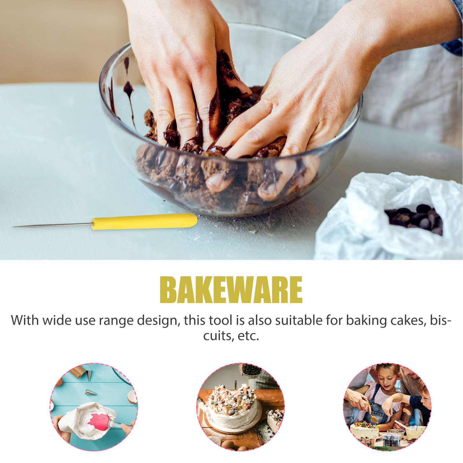 1 Set 4 Buah Alat Pengaduk Gul - Baking Kitchen Set ulasan dan harga