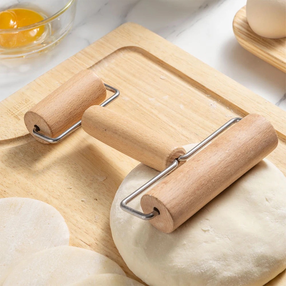 1 Buah Penggiling Adonan Kayu  - Kitchen Roller Baking ulasan dan harga
