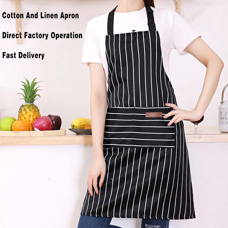 Celemek Dapur Bergaris Hitam P - Baking Kitchen Set ulasan dan harga