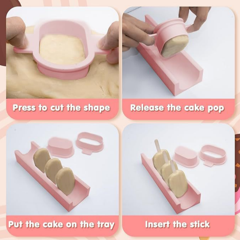 Set Cetakan Cake Pop dengan Ba - Baking Kitchen Set ulasan dan harga