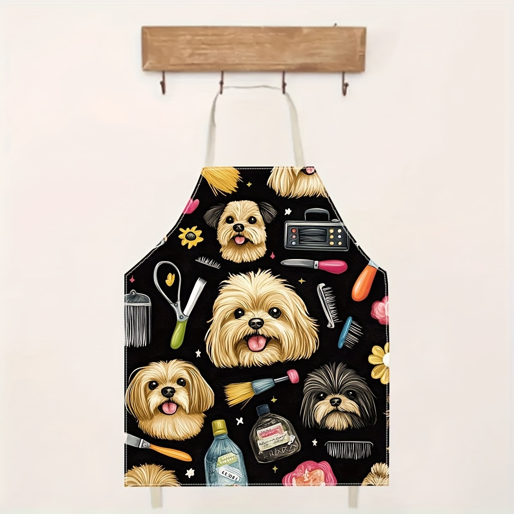 1 Buah Celemek Groomer Anjing  - Kitchen Baking Background ulasan dan harga