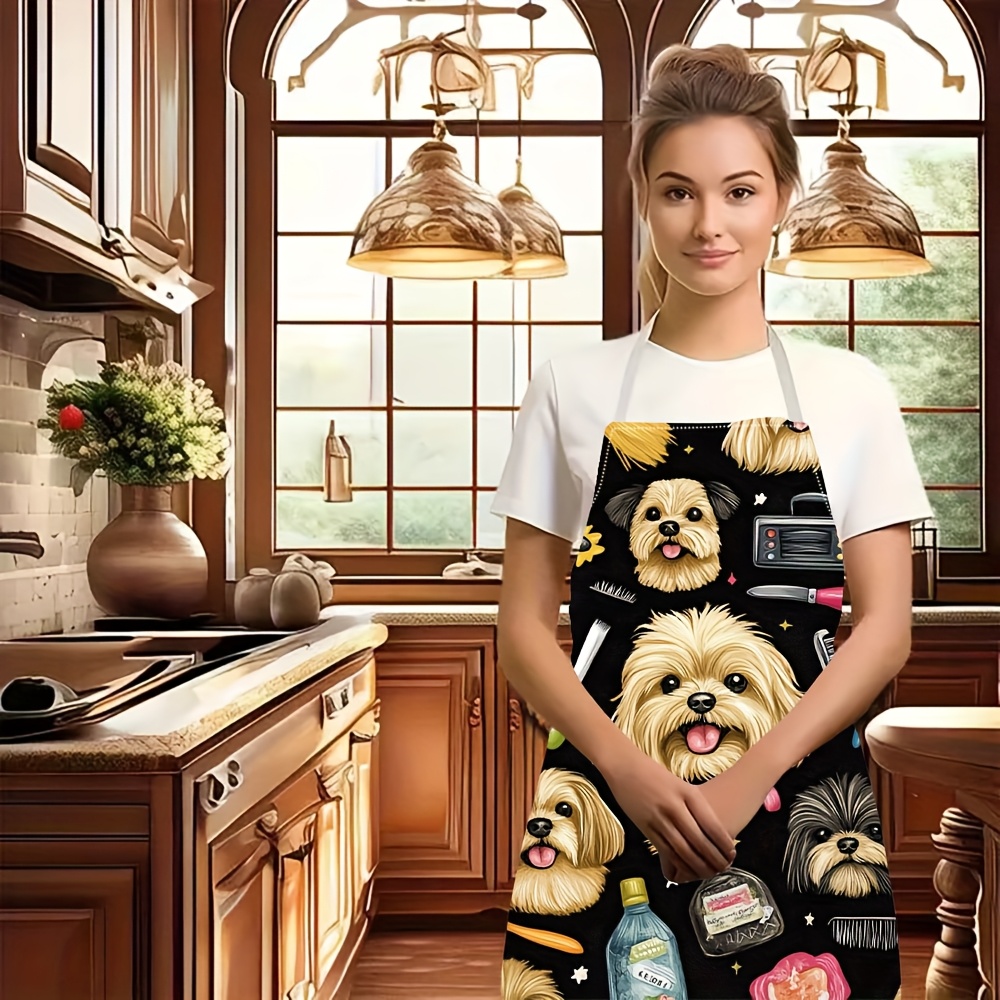 1 Buah Celemek Groomer Anjing  - Kitchen Baking Background ulasan dan harga