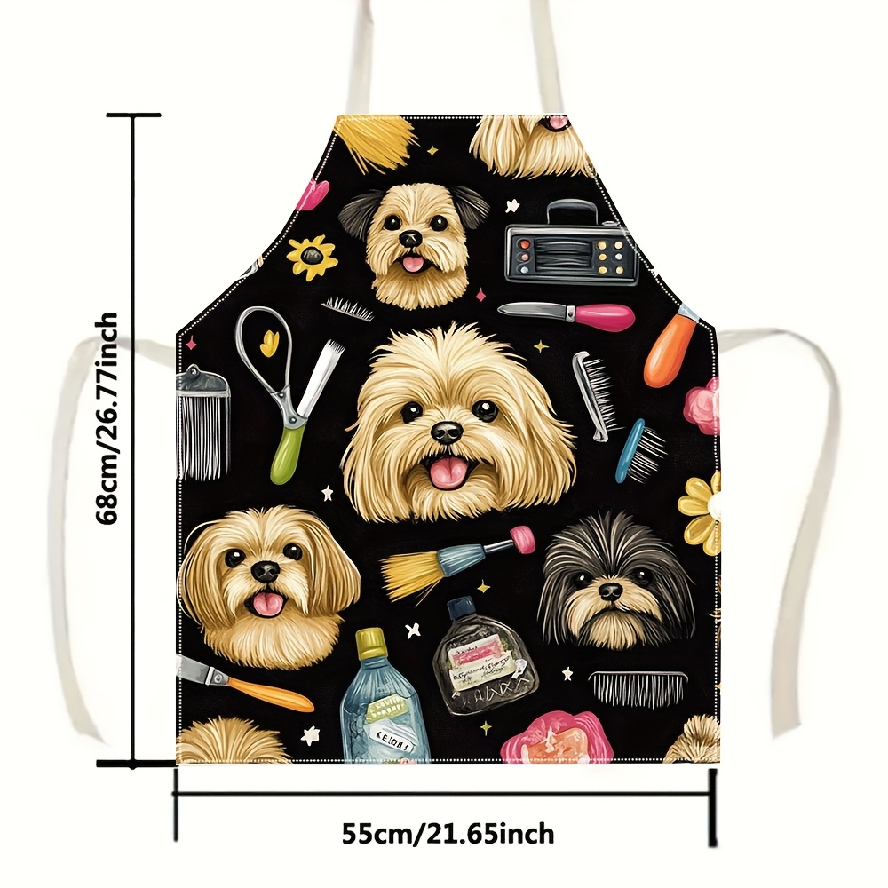1 Buah Celemek Groomer Anjing  - Kitchen Baking Background ulasan dan harga