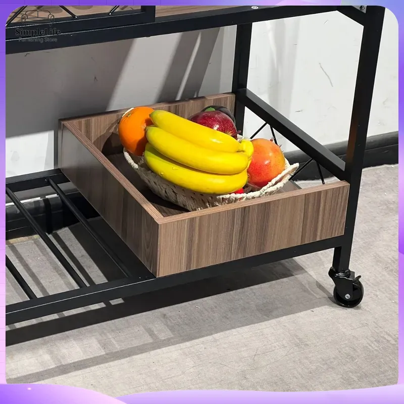 Troli Dapur Multifungsi dengan - Kitchen Baking Cart ulasan dan harga