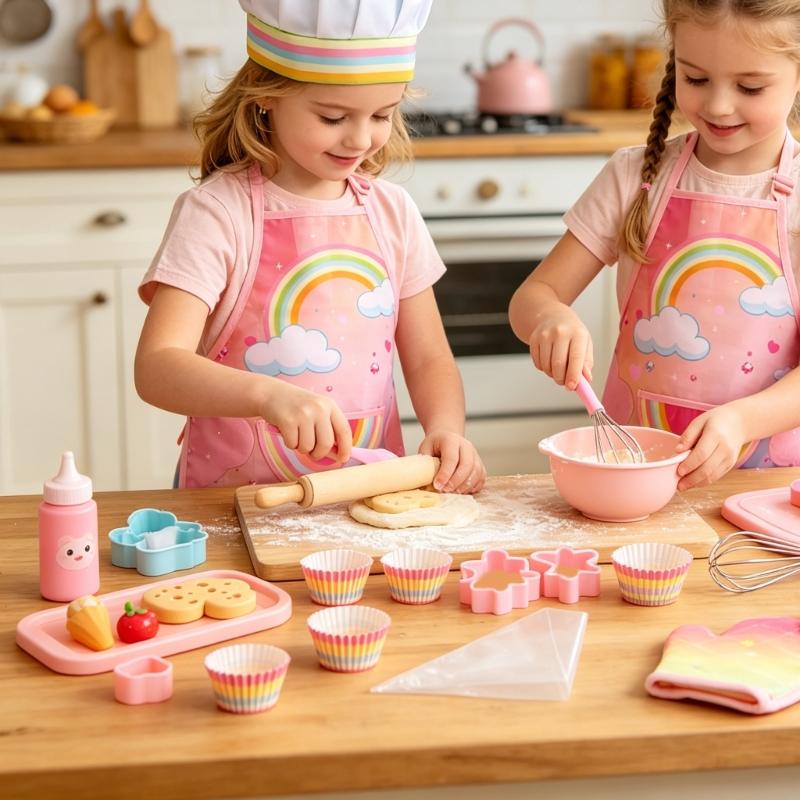 Set Celemek Memanggang Anak-an - Kitchen Kids Baking Set ulasan dan harga