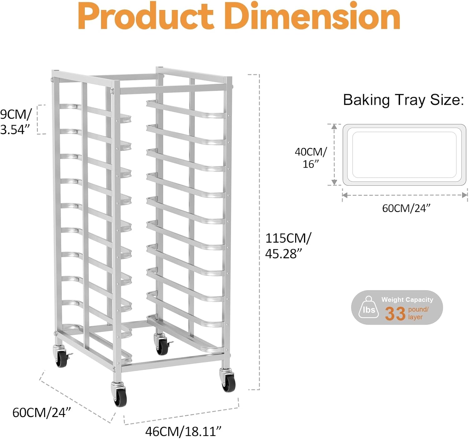 Rak Pemanggang Kue Stainless S - Kitchen Baking Cart ulasan dan harga
