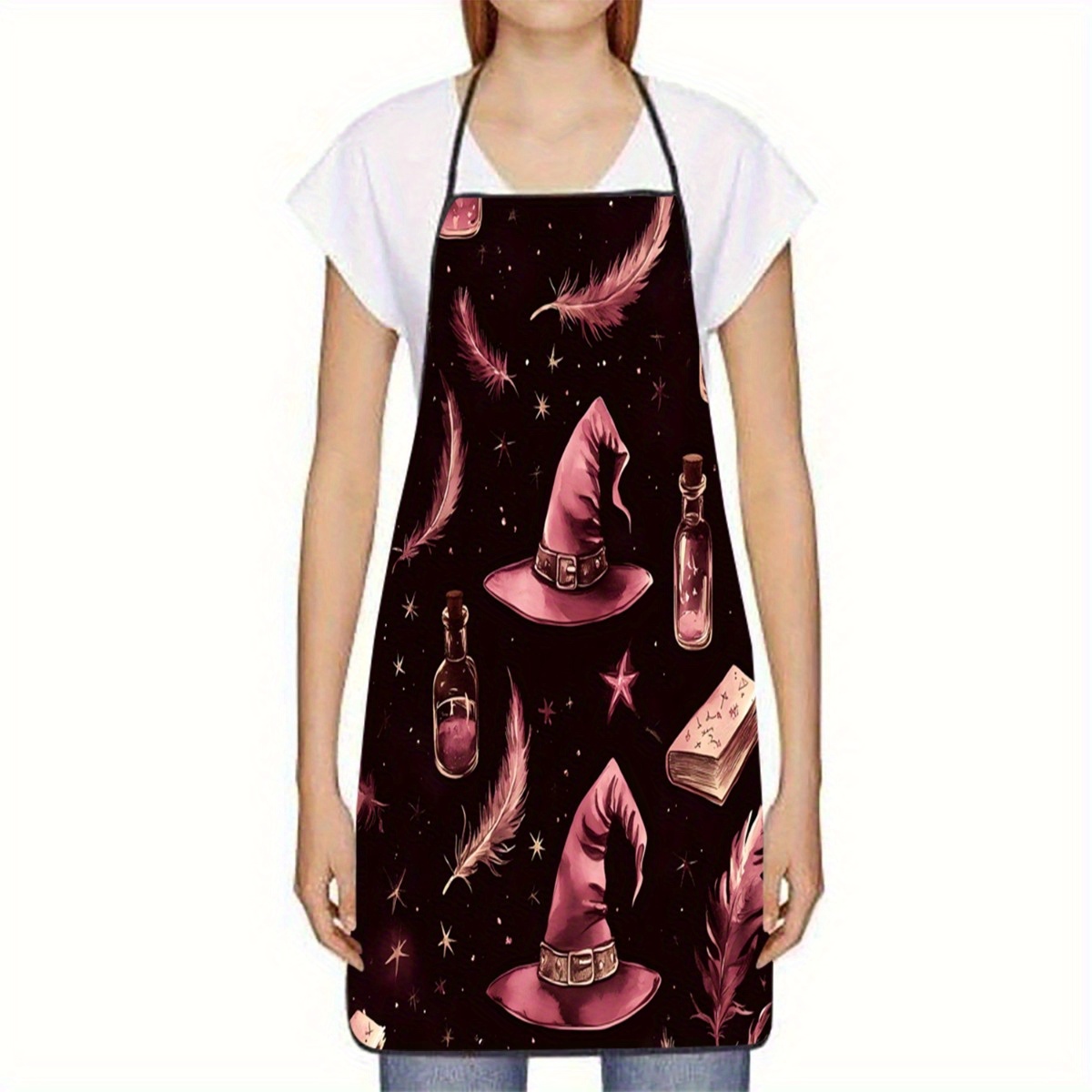 1 Buah Topi Penyihir & Celemek - Kitchen Witch Baking ulasan dan harga
