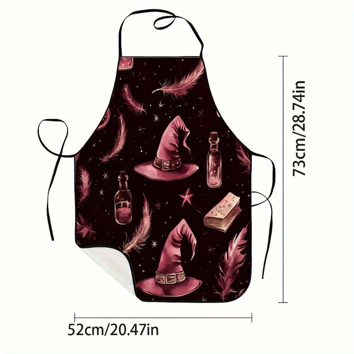 1 Buah Topi Penyihir & Celemek - Kitchen Witch Baking ulasan dan harga