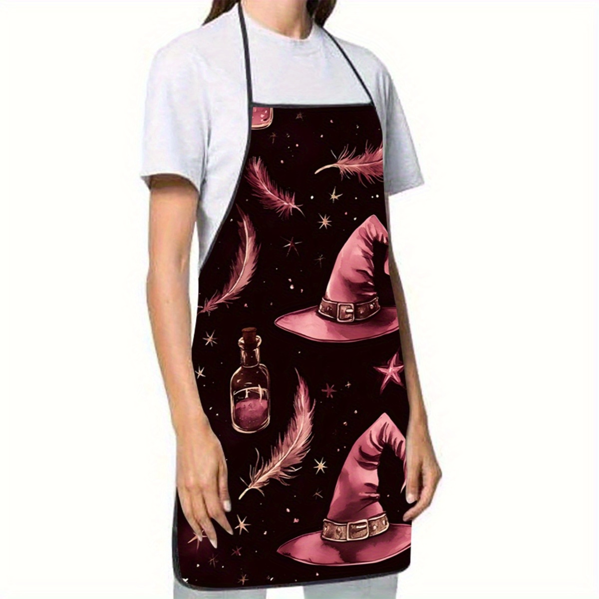 1 Buah Topi Penyihir & Celemek - Kitchen Witch Baking ulasan dan harga