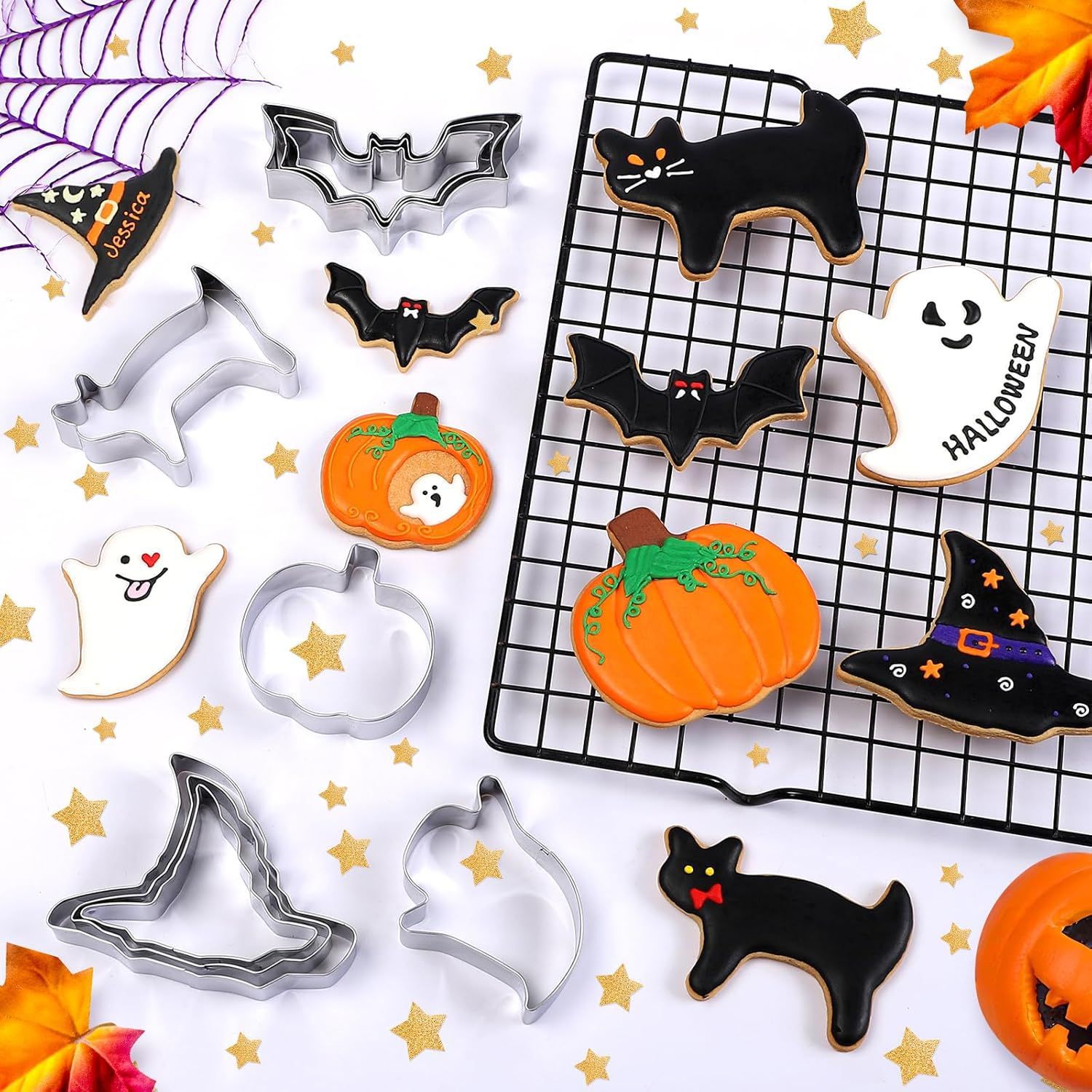 Cetakan Kue Halloween 3 Buah,  - Kitchen Witch Baking ulasan dan harga