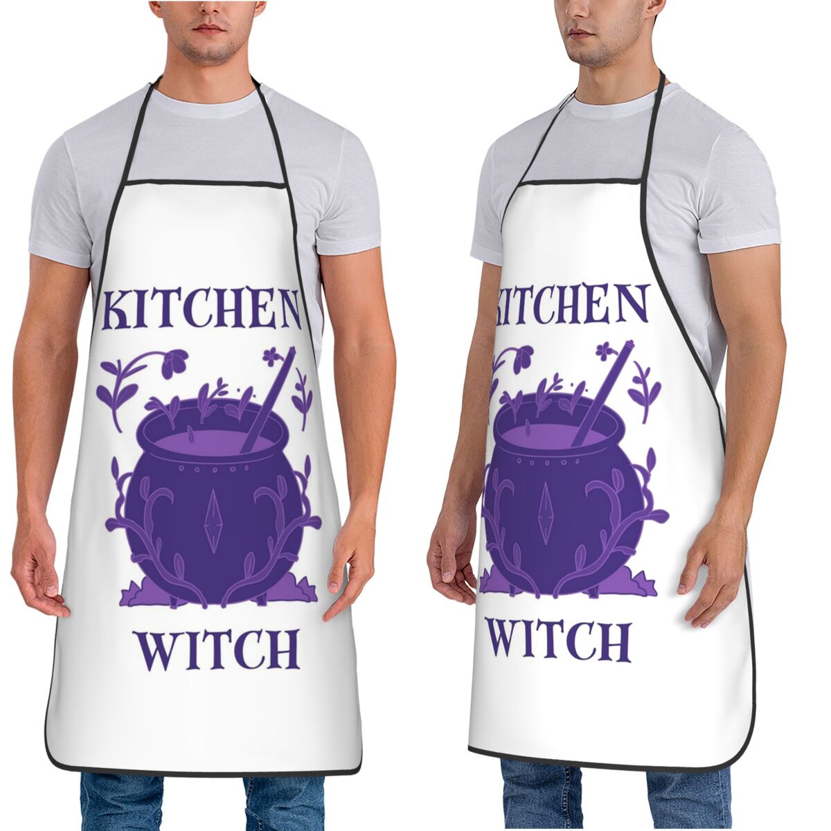 Celemek Dapur Warna Ungu Kitch - Kitchen Witch Baking ulasan dan harga