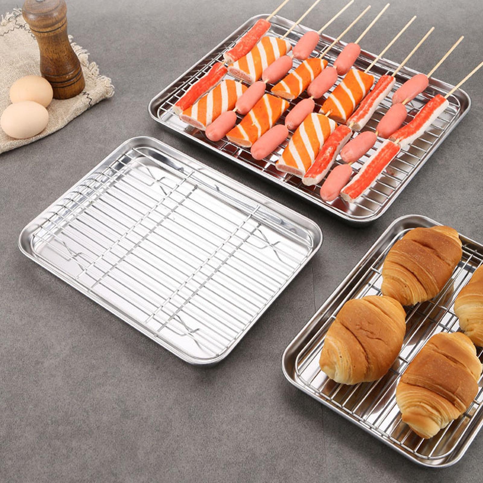 Loyang Panggang dengan Rak Pen - Kitchen Baking Cart ulasan dan harga