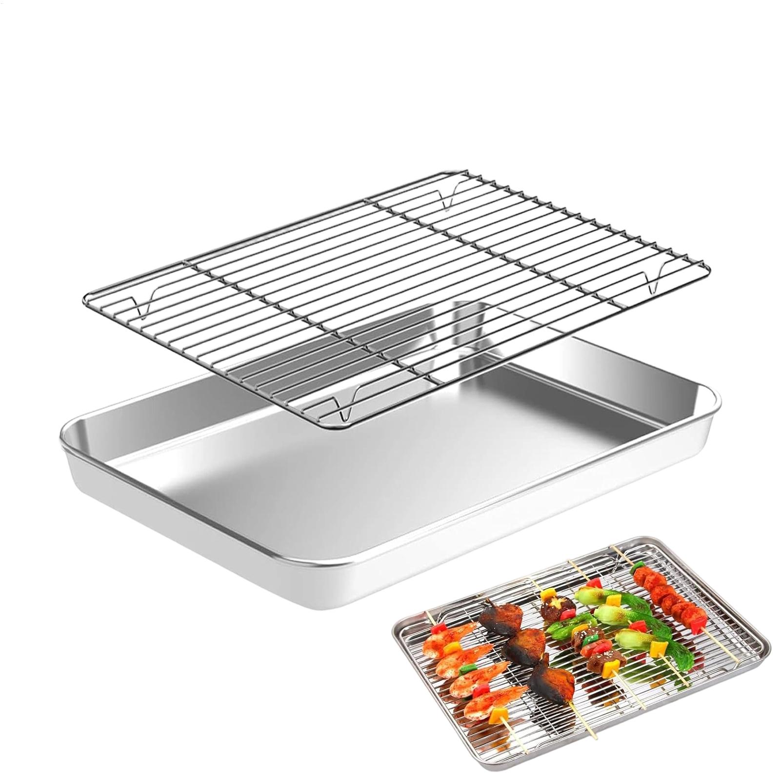 Loyang Panggang dengan Rak Pen - Kitchen Baking Cart ulasan dan harga