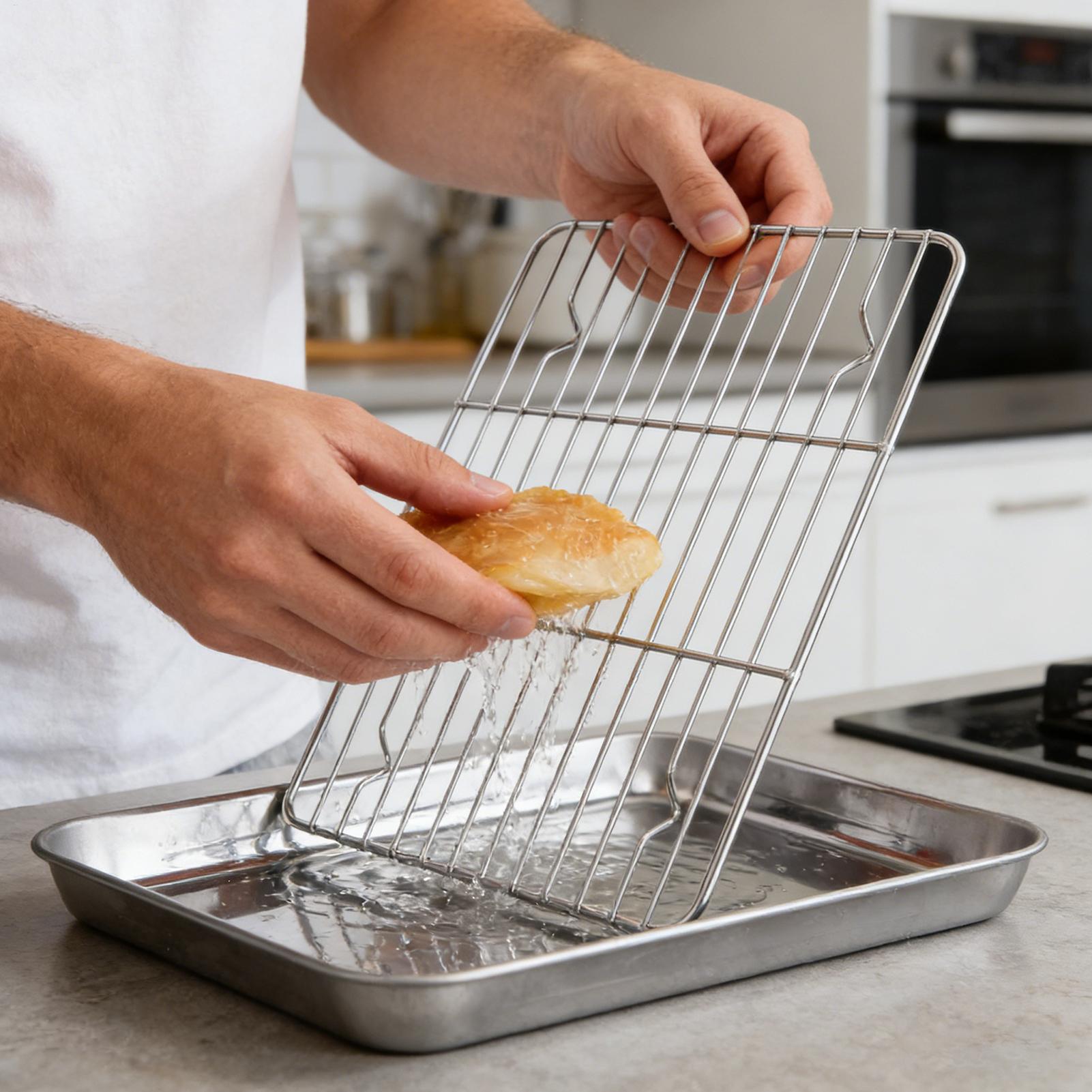 Loyang Panggang dengan Rak Pen - Kitchen Baking Cart ulasan dan harga