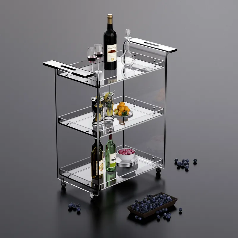 Troli Dapur Modern 3 Tingkat d - Kitchen Baking Cart ulasan dan harga