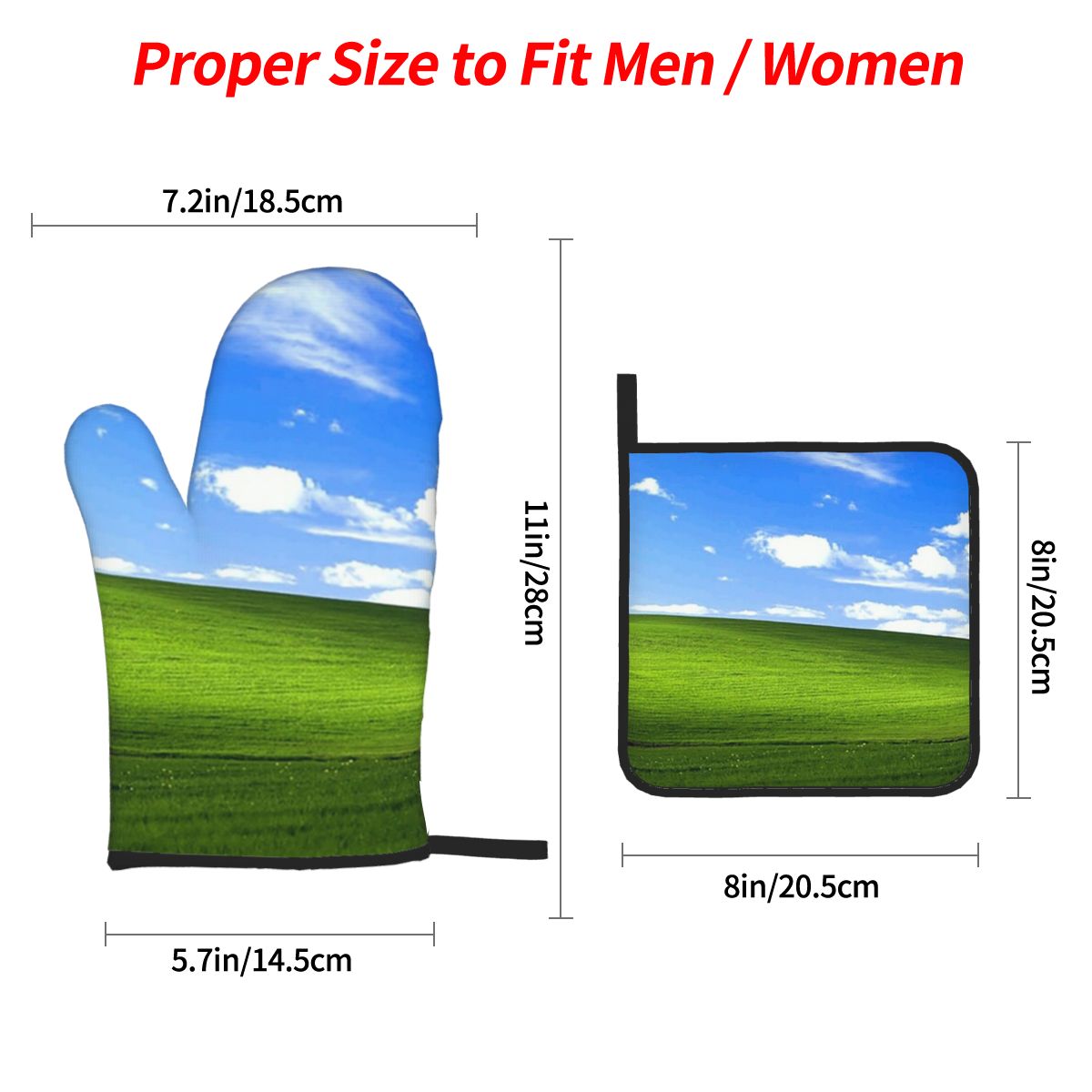 Sarung Tangan Oven dan Penyang - Kitchen Baking Background ulasan dan harga