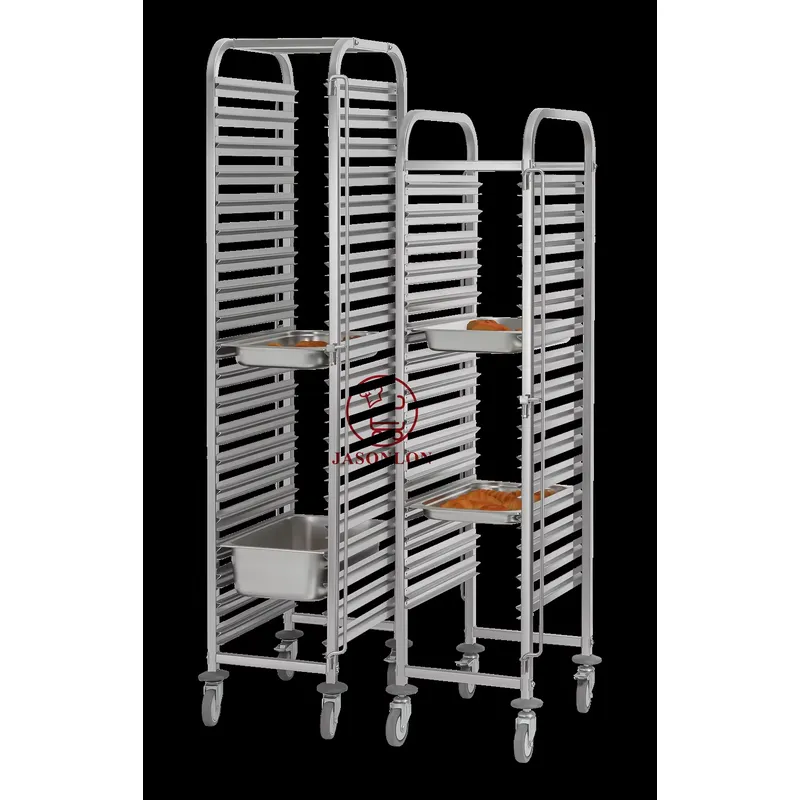 Troli Pan GN 4 Roda Bahan Stai - Kitchen Baking Cart ulasan dan harga