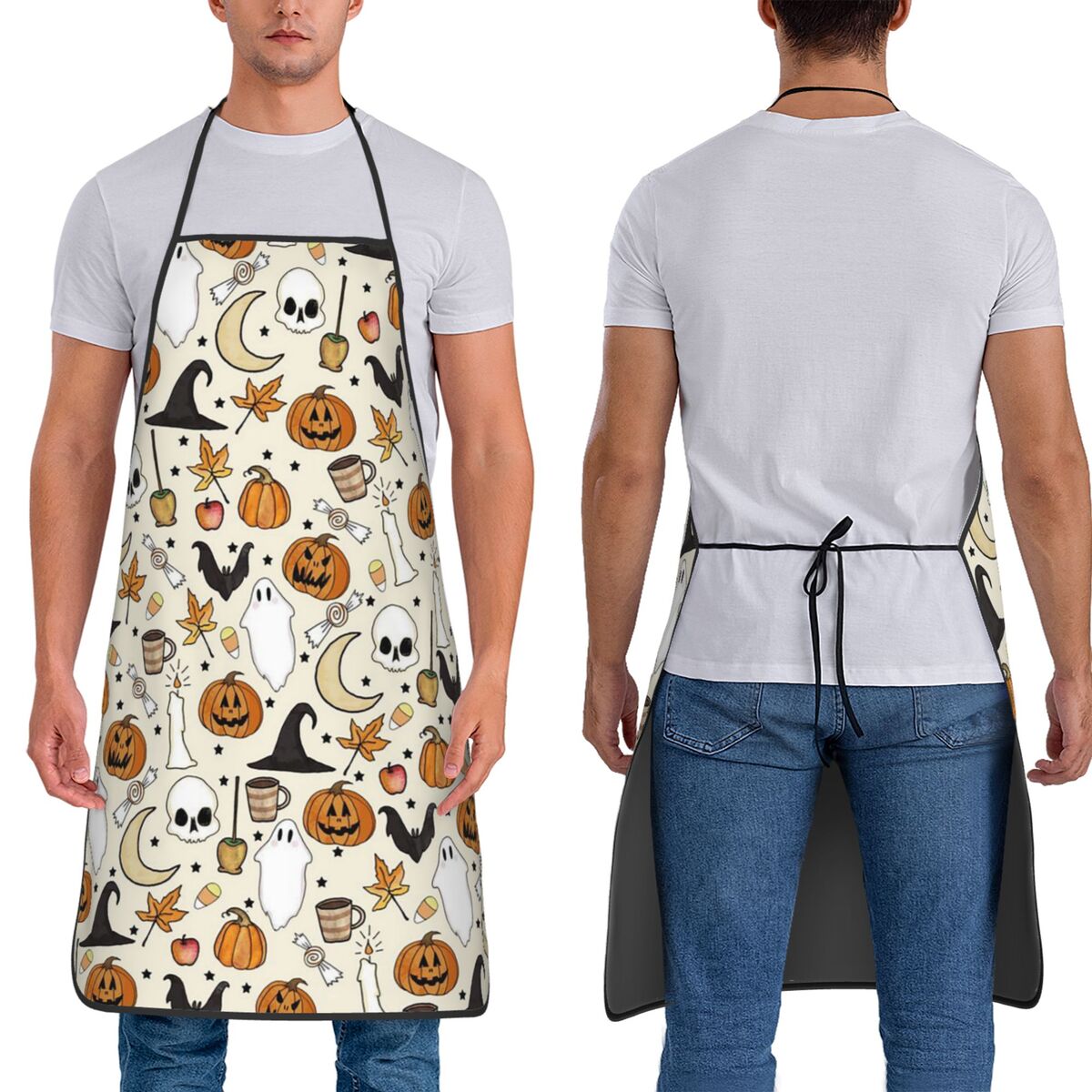 Celemek Halloween Motif Labu,  - Kitchen Witch Baking ulasan dan harga