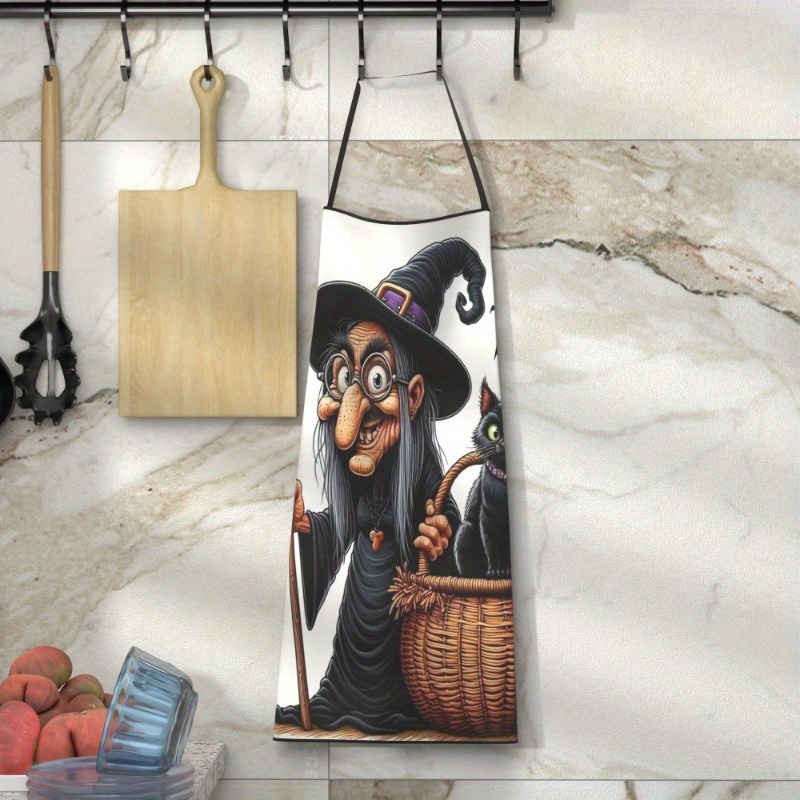 1 buah celemek bertema penyihi - Kitchen Witch Baking ulasan dan harga