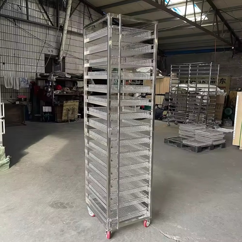 Troli Panggang Baja Anti Karat - Kitchen Baking Cart ulasan dan harga