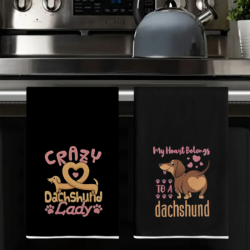 2 Buah, Handuk Dapur Bertema A - Kitchen Baking Background ulasan dan harga