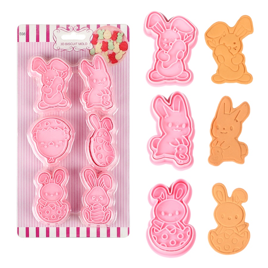 6 Buah/Set Cetakan Fondant Dap - Baking Kitchen Set ulasan dan harga