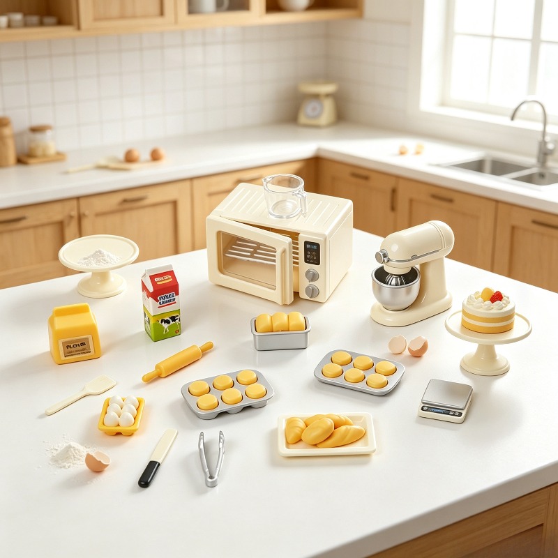 Set Mainan Miniatur Dapur Ruma - Kitchen Kids Baking Set ulasan dan harga