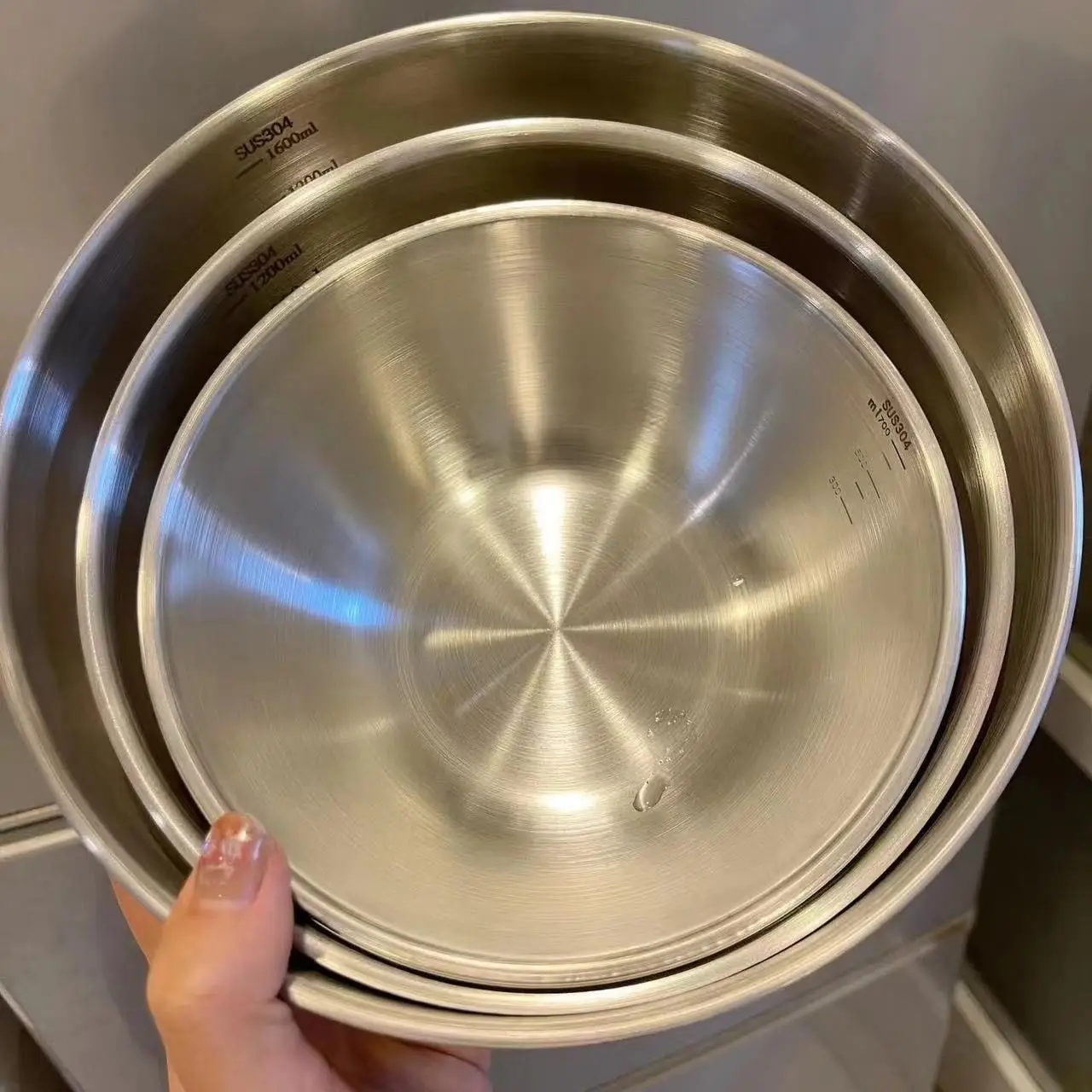 1-3 Set Mangkuk Stainless Stee - Baking Kitchen Set ulasan dan harga