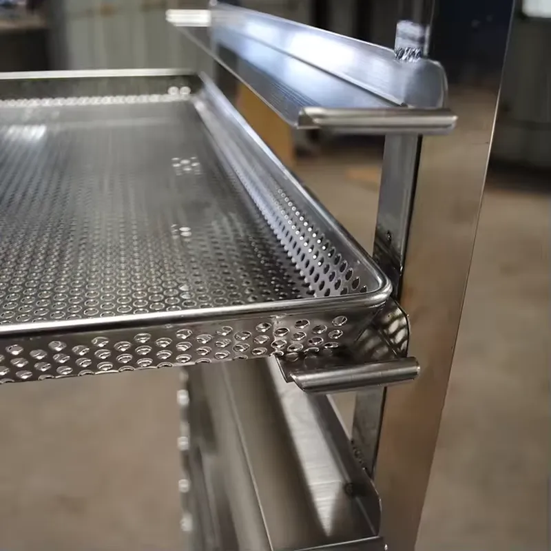 Rak Pendingin Baja Tahan Karat - Kitchen Baking Cart ulasan dan harga