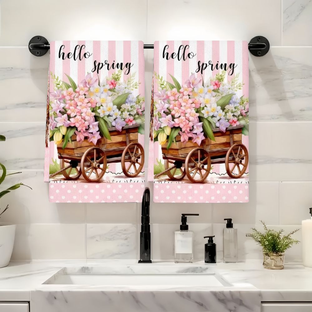 2 Buah, Handuk Dapur Motif Bun - Kitchen Baking Cart ulasan dan harga