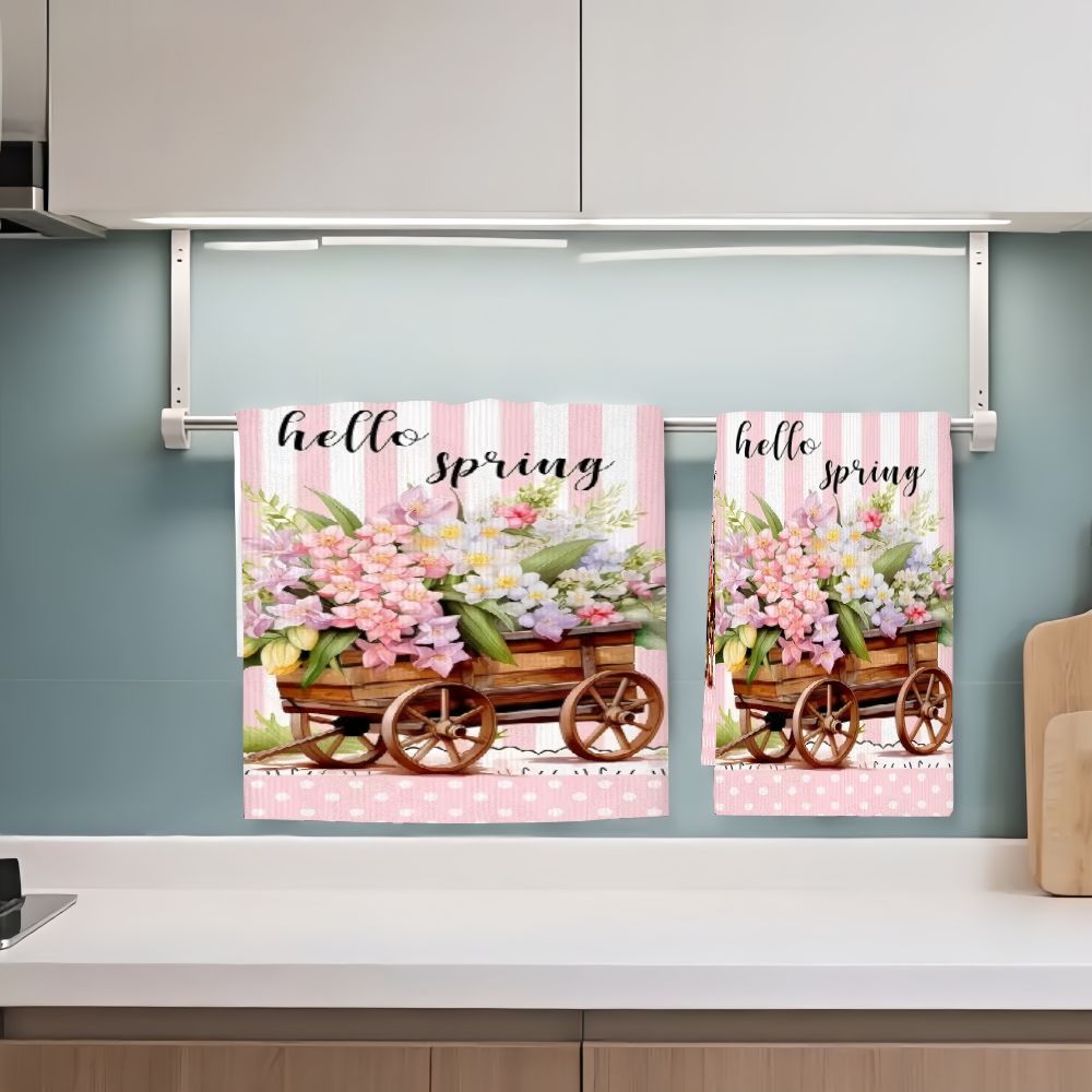 2 Buah, Handuk Dapur Motif Bun - Kitchen Baking Cart ulasan dan harga