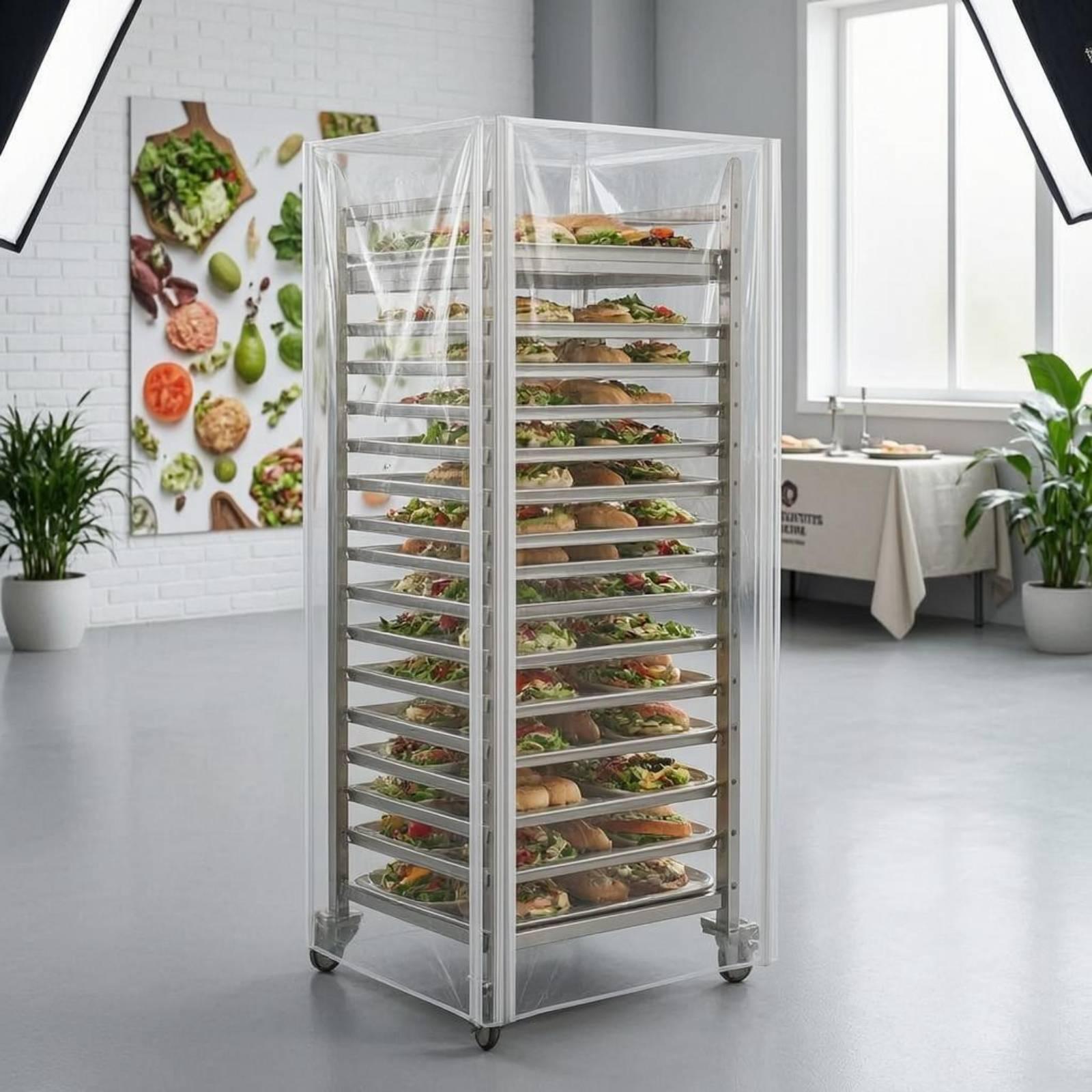 Rak Penyimpanan Kue Transparan - Kitchen Baking Cart ulasan dan harga