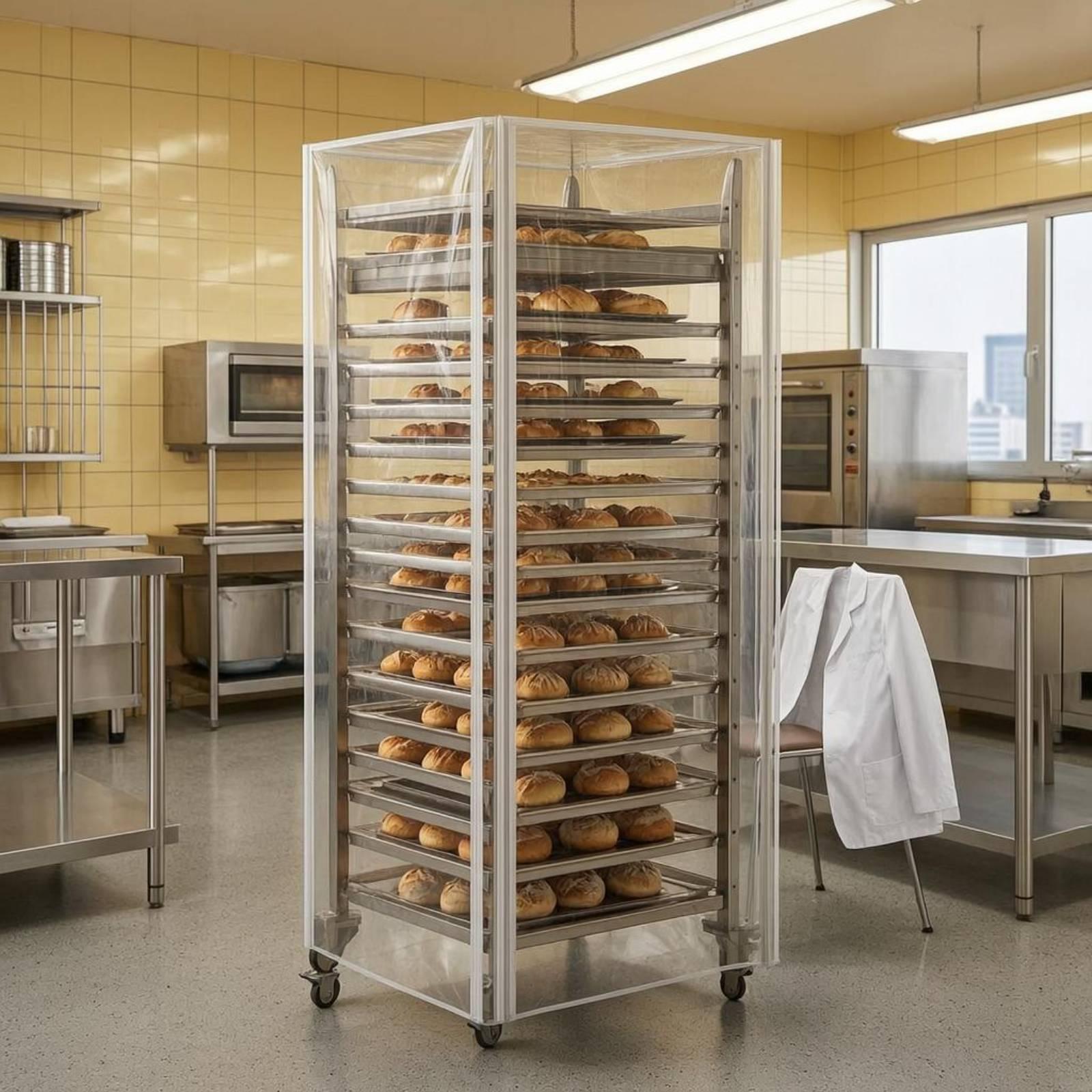 Rak Penyimpanan Kue Transparan - Kitchen Baking Cart ulasan dan harga