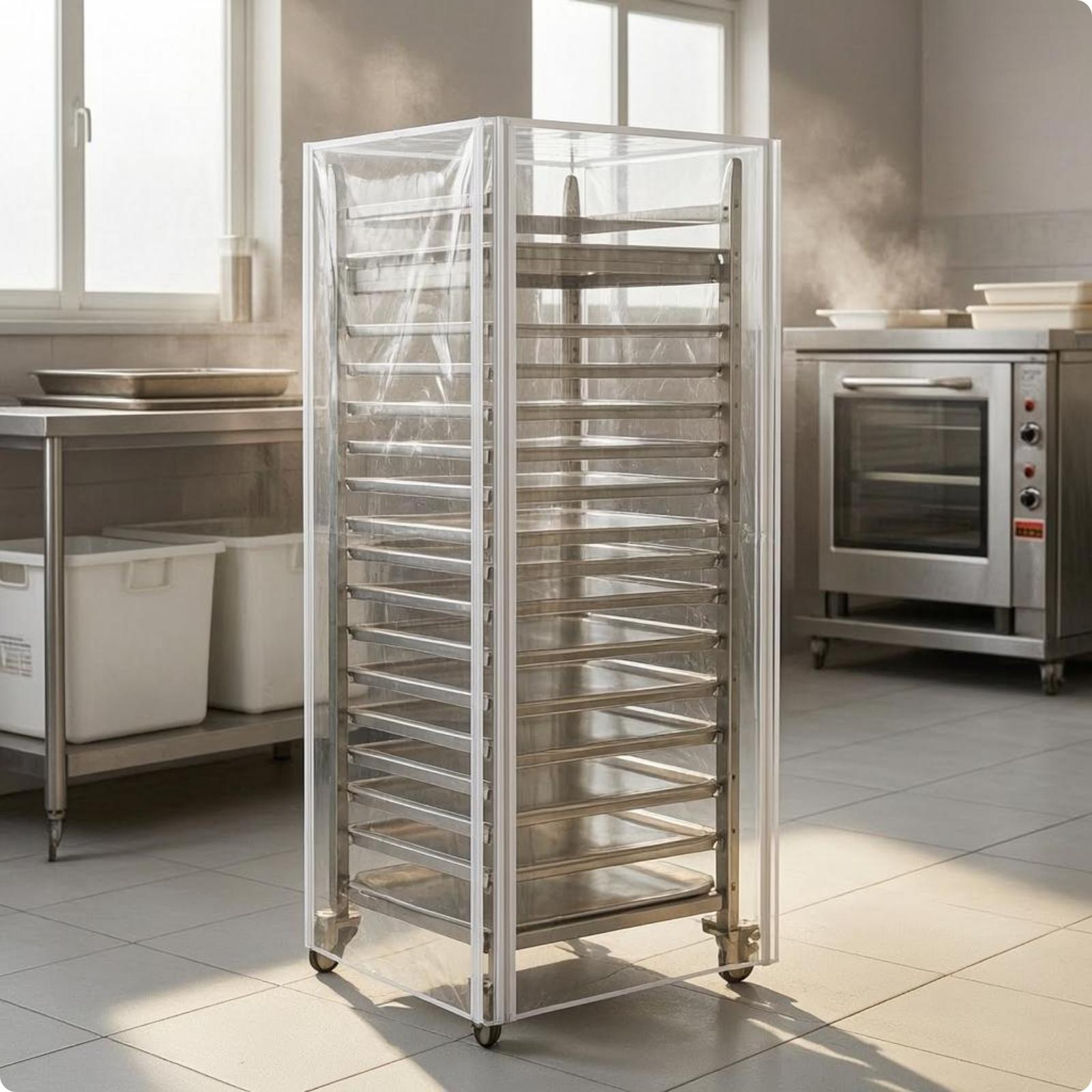 Rak Penyimpanan Kue Transparan - Kitchen Baking Cart ulasan dan harga