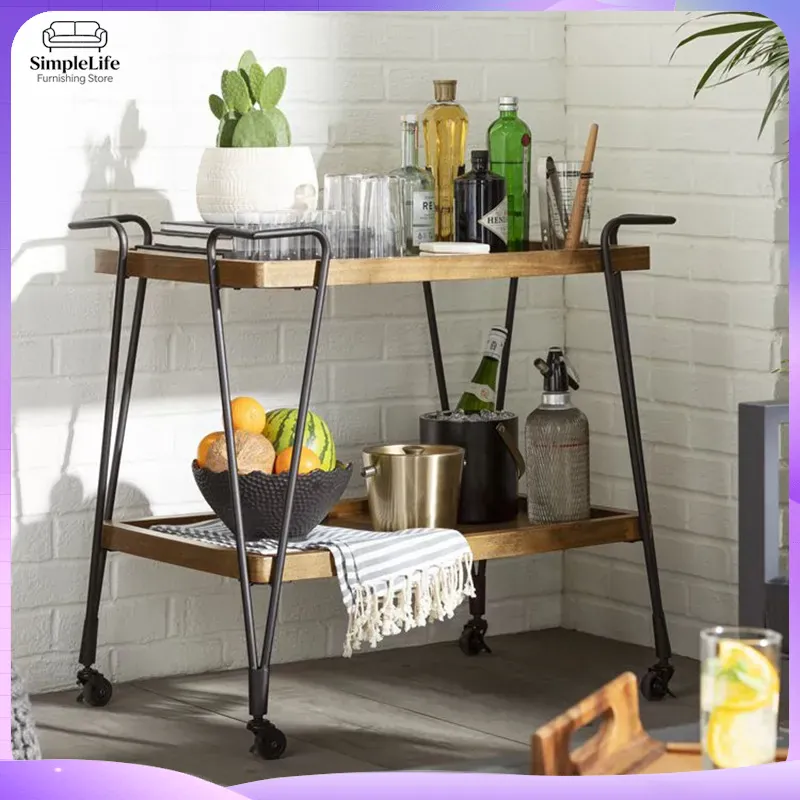 Troli Dapur Beroda, Kereta Dor - Kitchen Baking Cart ulasan dan harga