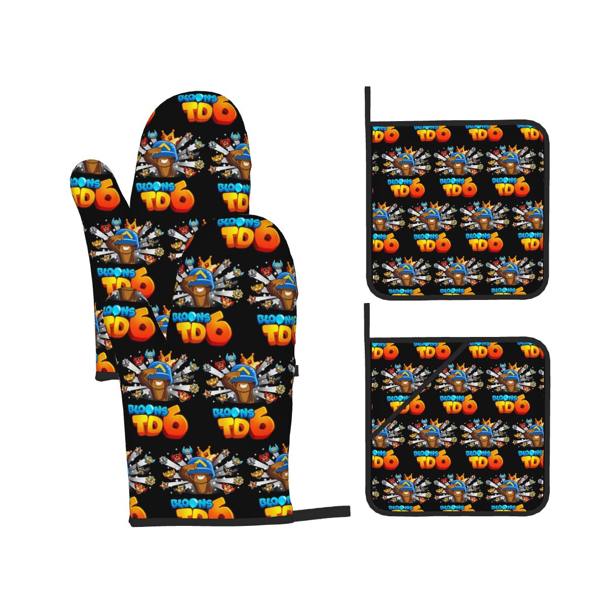 Bloons Td 6 Sarung Tangan Oven - Kitchen Kids Baking Set ulasan dan harga